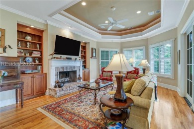 Custom Belfair home on Cumberland Dr with lagoon to golf course on Belfair Golf Club in South Carolina - for sale on GolfHomes.com, golf home, golf lot
