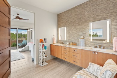 Discover the perfect blend of modern luxury and Southwest charm on The Club At Las Campanas  in New Mexico - for sale on GolfHomes.com, golf home, golf lot