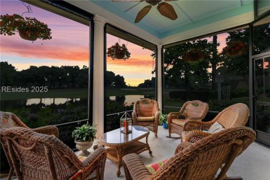 Custom Belfair home on Cumberland Dr with lagoon to golf course on Belfair Golf Club in South Carolina - for sale on GolfHomes.com, golf home, golf lot