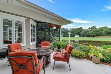 Custom Belfair home on Cumberland Dr with lagoon to golf course on Belfair Golf Club in South Carolina - for sale on GolfHomes.com, golf home, golf lot