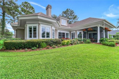 Custom Belfair home on Cumberland Dr with lagoon to golf course on Belfair Golf Club in South Carolina - for sale on GolfHomes.com, golf home, golf lot