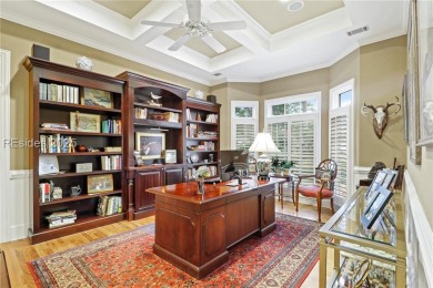Custom Belfair home on Cumberland Dr with lagoon to golf course on Belfair Golf Club in South Carolina - for sale on GolfHomes.com, golf home, golf lot