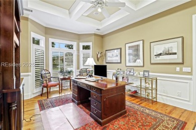 Custom Belfair home on Cumberland Dr with lagoon to golf course on Belfair Golf Club in South Carolina - for sale on GolfHomes.com, golf home, golf lot