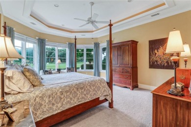 Custom Belfair home on Cumberland Dr with lagoon to golf course on Belfair Golf Club in South Carolina - for sale on GolfHomes.com, golf home, golf lot