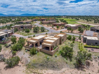 Discover the perfect blend of modern luxury and Southwest charm on The Club At Las Campanas  in New Mexico - for sale on GolfHomes.com, golf home, golf lot