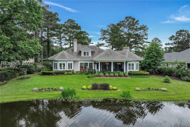 Custom Belfair home on Cumberland Dr with lagoon to golf course on Belfair Golf Club in South Carolina - for sale on GolfHomes.com, golf home, golf lot