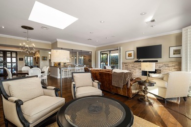 Experience the stunning sunsets of this French Country charmer on The Springs Country Club in California - for sale on GolfHomes.com, golf home, golf lot