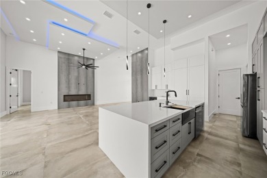 Luxury 2025 Gulf Access New Construction Home near the future on Burnt Store Golf Club in Florida - for sale on GolfHomes.com, golf home, golf lot