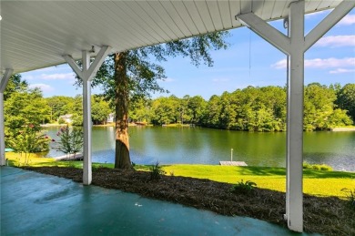 Stunning lake views in a gated community. This beautiful 3 on Fairfield Plantation Golf and Country Club in Georgia - for sale on GolfHomes.com, golf home, golf lot