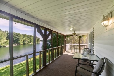 Stunning lake views in a gated community. This beautiful 3 on Fairfield Plantation Golf and Country Club in Georgia - for sale on GolfHomes.com, golf home, golf lot