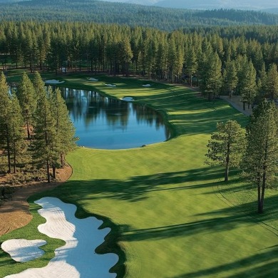 Situated on the 9th Fairway of the Jack Nicklaus Championship on Old Greenwood Golf Club in California - for sale on GolfHomes.com, golf home, golf lot