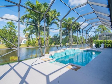 Enjoy spectacular Golf & Water views in the highly sought on The Legacy Golf and Tennis Club in Florida - for sale on GolfHomes.com, golf home, golf lot