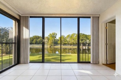 Looking out your private lanai, Foxfire's landscape and on  in Florida - for sale on GolfHomes.com, golf home, golf lot