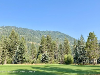 Snake River Sporting Club Golf Course lot bordering the 7th on Snake River Sporting Club in Wyoming - for sale on GolfHomes.com, golf home, golf lot