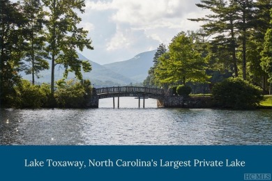 Beautiful, large private lot in the quiet Hawk Mountain on Lake Toxaway Country Club in North Carolina - for sale on GolfHomes.com, golf home, golf lot