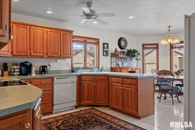 This absolute GEM of a home is located in the desirable Panther on Panther Creek Country Club in Illinois - for sale on GolfHomes.com, golf home, golf lot