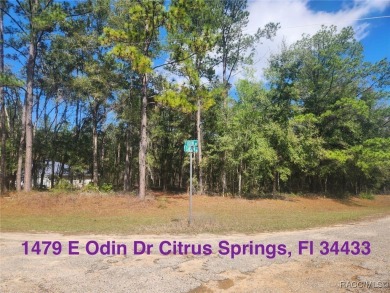 This Corner and Cleared Vacant Land is located in Citrus Springs on Pine Ridge Community Golf and Country Club in Florida - for sale on GolfHomes.com, golf home, golf lot