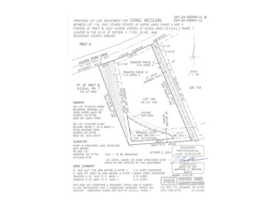 One of a kind buildable lot located only a couple minutes from on Aspen Lakes Golf Course in Oregon - for sale on GolfHomes.com, golf home, golf lot