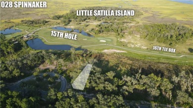 This 0.42 acre build-able lot has a golf course view of the 15th on The Golf Club At Sanctuary Cove in Georgia - for sale on GolfHomes.com, golf home, golf lot