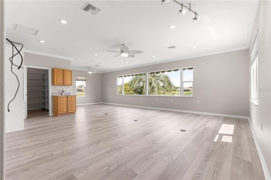Stunning lakefront property with panoramic views of Lake on Eagle Ridge At Spruce Creek Country Club in Florida - for sale on GolfHomes.com, golf home, golf lot