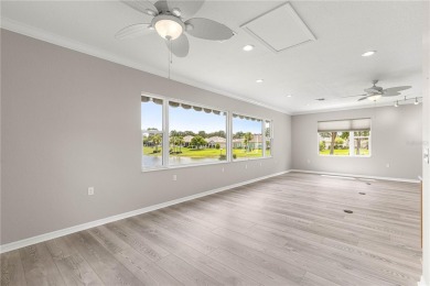 Stunning lakefront property with panoramic views of Lake on Eagle Ridge At Spruce Creek Country Club in Florida - for sale on GolfHomes.com, golf home, golf lot