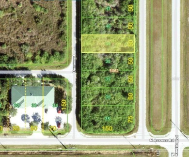 Commercial lot located near North Access Road, with electric on Duffys Golf Center in Florida - for sale on GolfHomes.com, golf home, golf lot