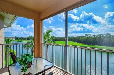 Light and bright 4th floor condo has large windows and lanai on Cedar Hammock Golf and Country Club in Florida - for sale on GolfHomes.com, golf home, golf lot