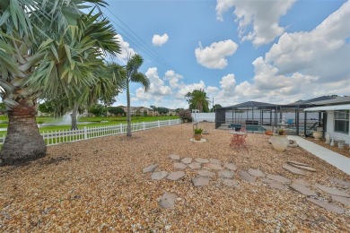 Neat POOL HOME (salt water) with a waterfall overlooking Freedom on North Lakes Golf Course in Florida - for sale on GolfHomes.com, golf home, golf lot