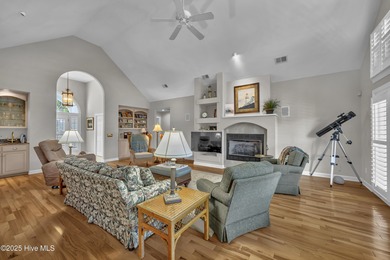 Gorgeous pond front custom home with golf course views on Carolina National Golf Club in North Carolina - for sale on GolfHomes.com, golf home, golf lot