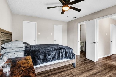 Tucked away behind a private fence, this beautifully updated on Mesquite Municipal Golf Course in Texas - for sale on GolfHomes.com, golf home, golf lot
