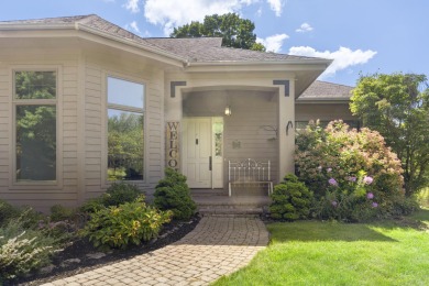 Custom-designed cedar home on over 7.5 acres with 600' of on Bear Lake Highlands Golf Course in Michigan - for sale on GolfHomes.com, golf home, golf lot