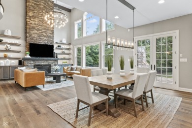Chateau-Inspired Luxury in Prestigious Hamilton Proper! Nestled on The Hawthorns Golf and Country Club in Indiana - for sale on GolfHomes.com, golf home, golf lot