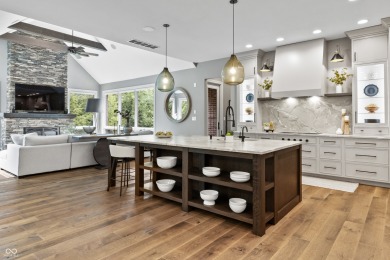 Chateau-Inspired Luxury in Prestigious Hamilton Proper! Nestled on The Hawthorns Golf and Country Club in Indiana - for sale on GolfHomes.com, golf home, golf lot
