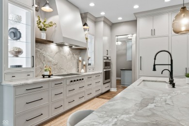 Chateau-Inspired Luxury in Prestigious Hamilton Proper! Nestled on The Hawthorns Golf and Country Club in Indiana - for sale on GolfHomes.com, golf home, golf lot