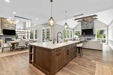 Chateau-Inspired Luxury in Prestigious Hamilton Proper! Nestled on The Hawthorns Golf and Country Club in Indiana - for sale on GolfHomes.com, golf home, golf lot