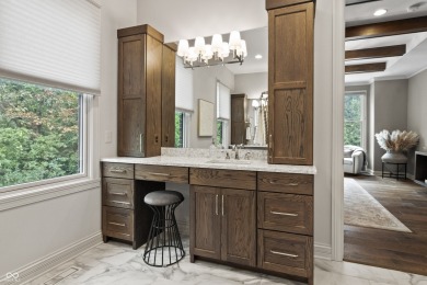 Chateau-Inspired Luxury in Prestigious Hamilton Proper! Nestled on The Hawthorns Golf and Country Club in Indiana - for sale on GolfHomes.com, golf home, golf lot