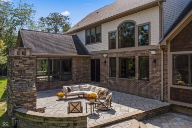 Chateau-Inspired Luxury in Prestigious Hamilton Proper! Nestled on The Hawthorns Golf and Country Club in Indiana - for sale on GolfHomes.com, golf home, golf lot