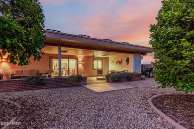 Desert retreat living at its finest in the vibrant active adult on Sun City Riverview Golf Course in Arizona - for sale on GolfHomes.com, golf home, golf lot