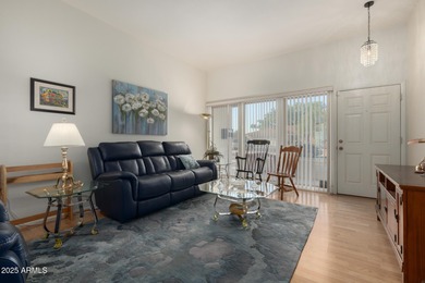 Desert retreat living at its finest in the vibrant active adult on Sun City Riverview Golf Course in Arizona - for sale on GolfHomes.com, golf home, golf lot