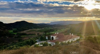 EXQUISIT MEDITERRANEAN ESTATE WITH PANORAMIC VIEWS AND LUXURIOUS on Cross Creek Golf Club in California - for sale on GolfHomes.com, golf home, golf lot