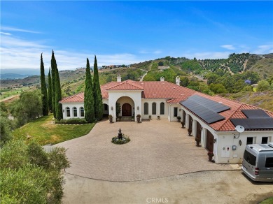 EXQUISIT MEDITERRANEAN ESTATE WITH PANORAMIC VIEWS AND LUXURIOUS on Cross Creek Golf Club in California - for sale on GolfHomes.com, golf home, golf lot