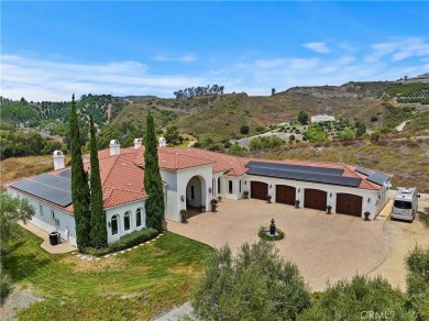 EXQUISIT MEDITERRANEAN ESTATE WITH PANORAMIC VIEWS AND LUXURIOUS on Cross Creek Golf Club in California - for sale on GolfHomes.com, golf home, golf lot