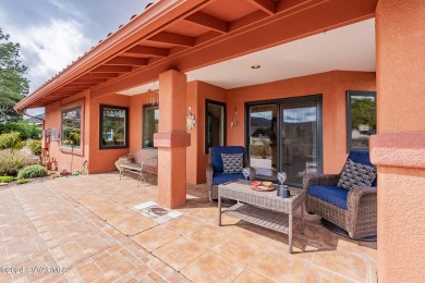 Take in the red rock views from your back patio! Freshly painted on Oakcreek Country Club in Arizona - for sale on GolfHomes.com, golf home, golf lot
