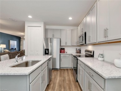 This LIKE-NEW home built in 2022 offers over 1,700 square feet on Bonita Fairways in Florida - for sale on GolfHomes.com, golf home, golf lot