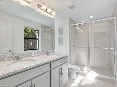 This LIKE-NEW home built in 2022 offers over 1,700 square feet on Bonita Fairways in Florida - for sale on GolfHomes.com, golf home, golf lot