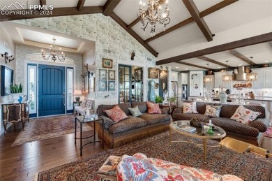 Country charm, city bliss in this extraordinary English Manor on Kings Deer Golf Club in Colorado - for sale on GolfHomes.com, golf home, golf lot