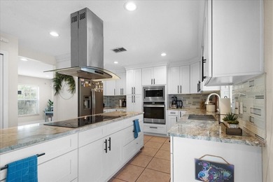 Welcome to this beautifully updated corner lot pool home just on Royal St. Cloud Golf Links in Florida - for sale on GolfHomes.com, golf home, golf lot