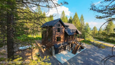 Custom-built new construction home nestled among the trees of on Star Valley RV Golf Course in Wyoming - for sale on GolfHomes.com, golf home, golf lot