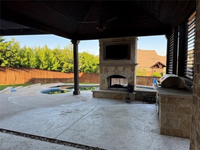 House is 6 bed, 5 bath with rec room, media room, office on Trophy Club of Dallas in Texas - for sale on GolfHomes.com, golf home, golf lot