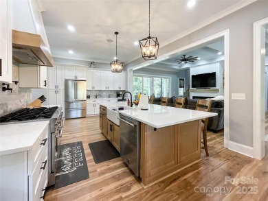 Discover this stunning custom-built farmhouse nestled on 3.27 on Eagle Chase Golf Club in North Carolina - for sale on GolfHomes.com, golf home, golf lot